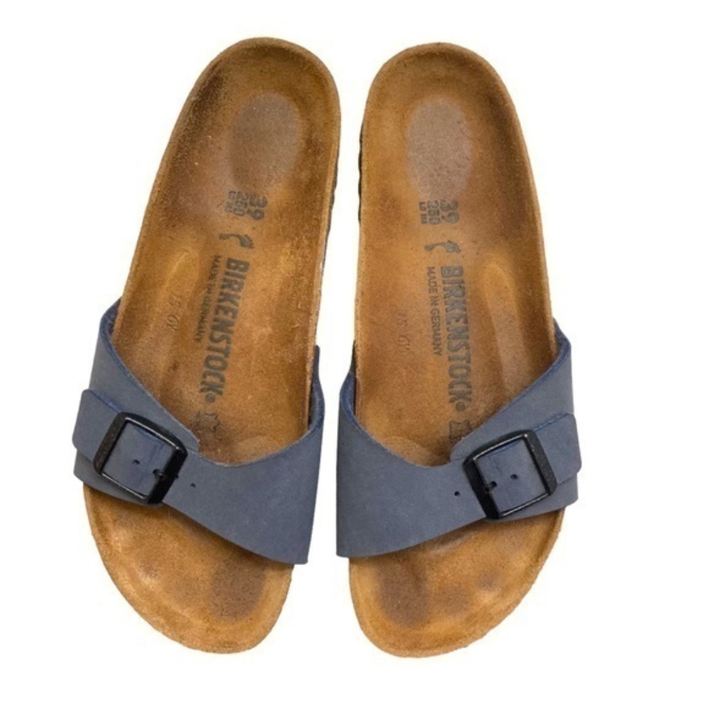 Birkenstock gray blue sandals 39